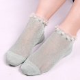 thumbnail image 1 of Gymayou Women Summer Ankle Socks Stunning Pearls Frosted Glitter Socks Nylon Sheer Socks, 1 of 4