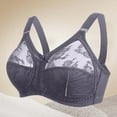 thumbnail image 1 of Gymayou Women Ultra Thin Sheer Lace Wireless Bra No Underwire Breathable Mesh Push Up Adjustable Straps Transparent Lingeries Blue 46, 1 of 4