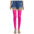 thumbnail image 1 of Gymayou Women’s Cotton Leg Warmers Over the Knee Thigh High Footless Socks Hot Pink, 1 of 6