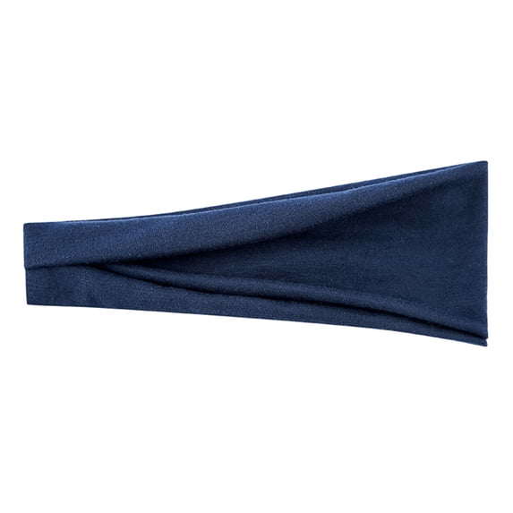 Gymayou Women's Headbands Yoga Workout Exercise Headbands for Women Cute Elastic Hair Bands Navy2
