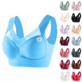 thumbnail image 1 of Gymayou Womens Seamless Sports Bras No Underwire Mesh Breathable Full Coverage Support Yoga Running Bras Beige L, 1 of 7