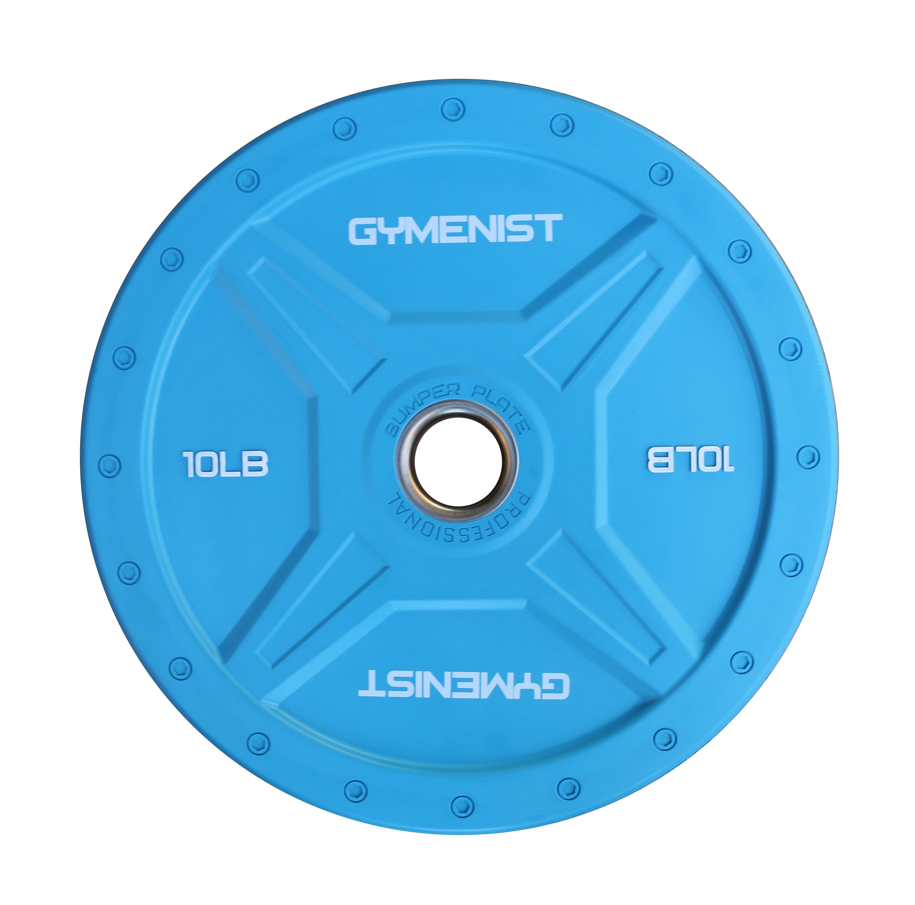 Gymenist, 10lb Colored Bumper Plate, Single