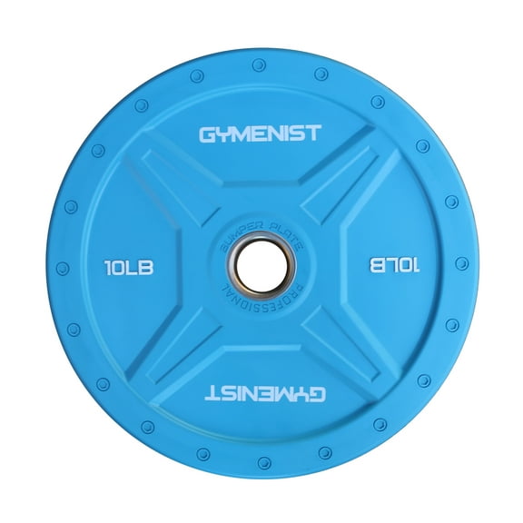 Gymenist, 10lb Colored Bumper Plate, Single