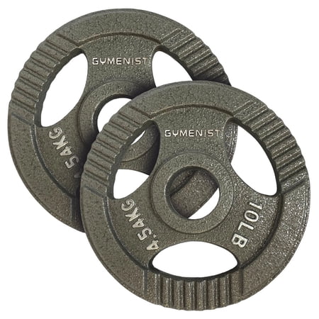 Gymenist, 10lb Metal Weight Plate, Pair