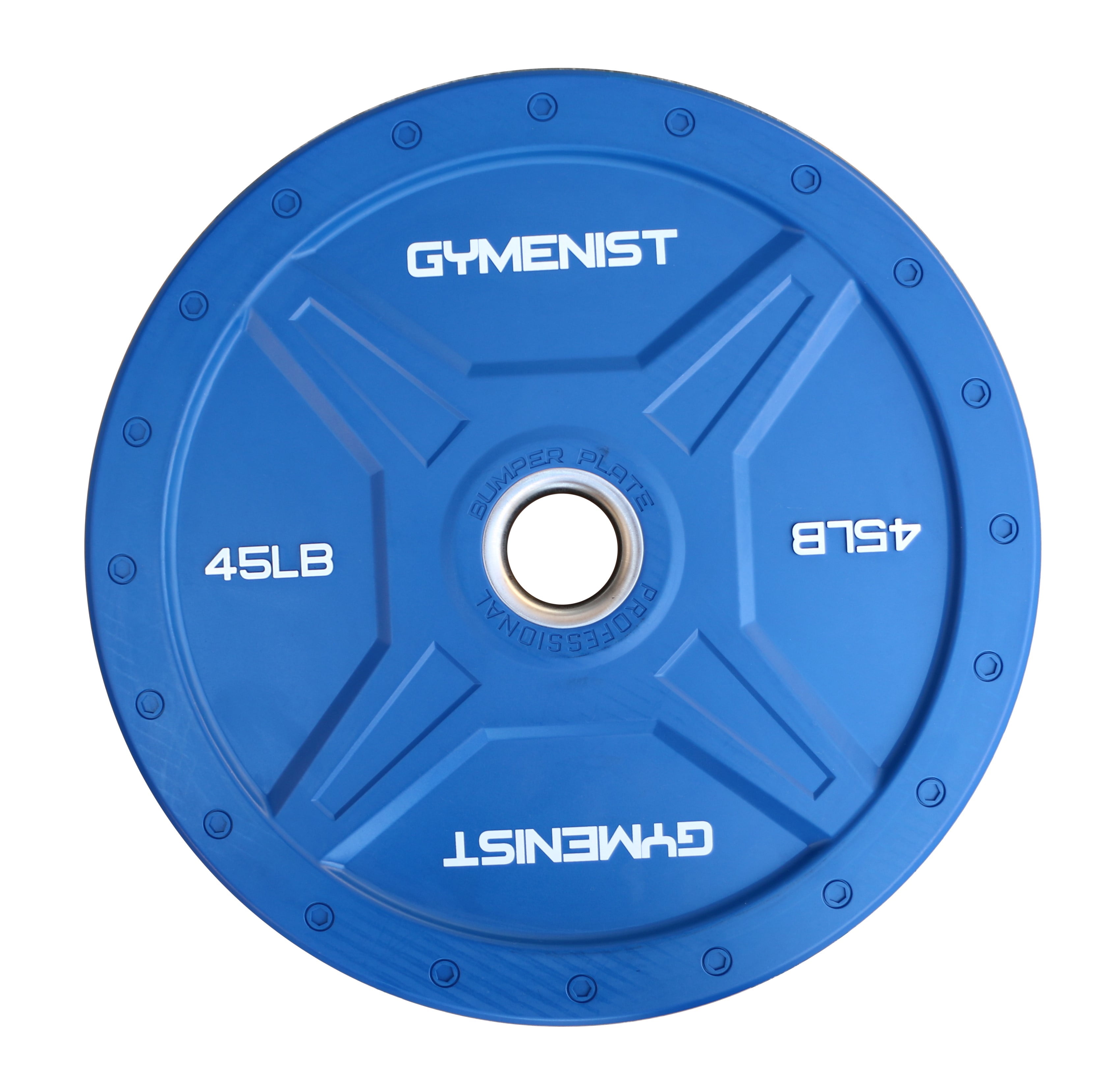 Gymenist, 45lb Colored Bumper Plate, Single