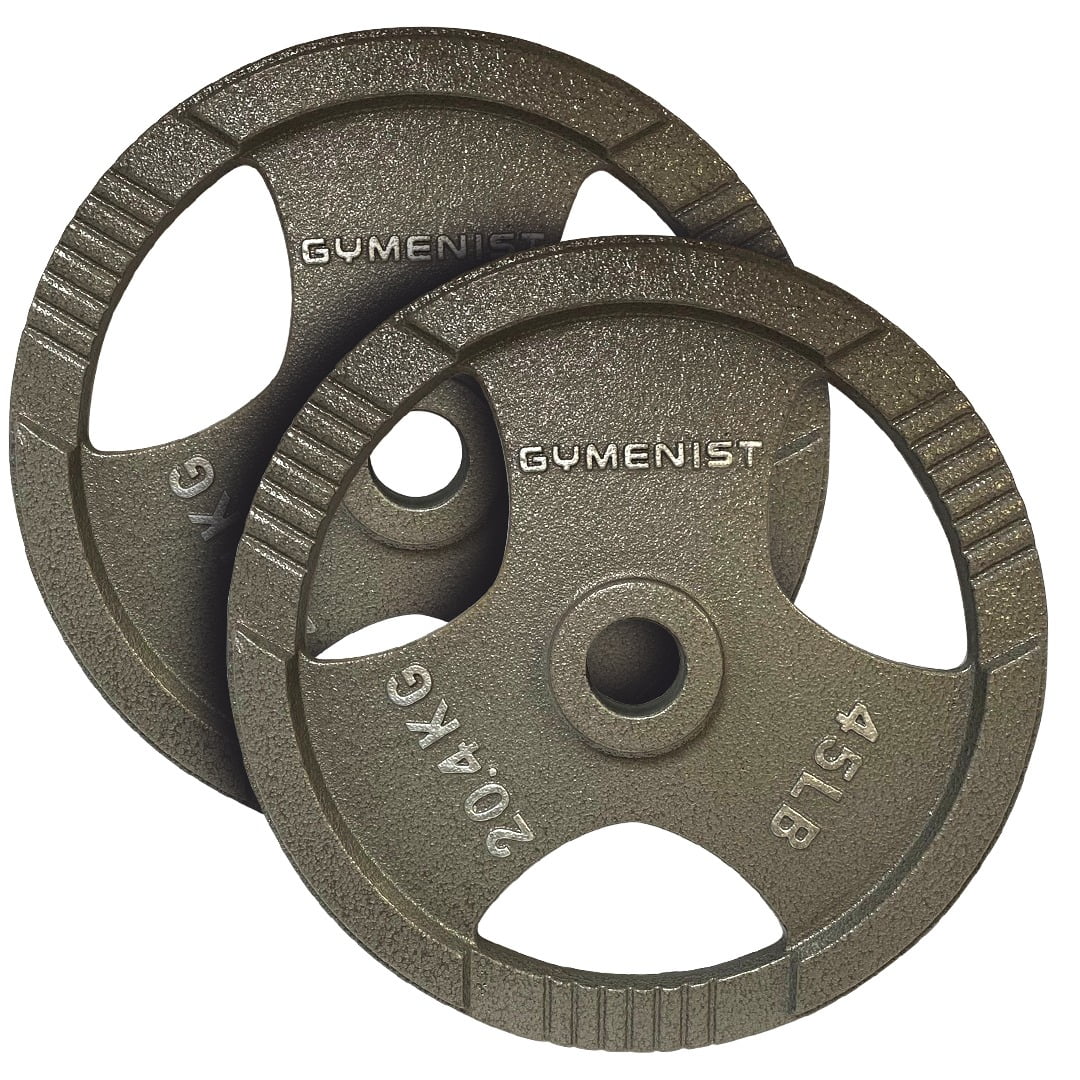 Gymenist, 45lb Metal Weight Plate, Pair