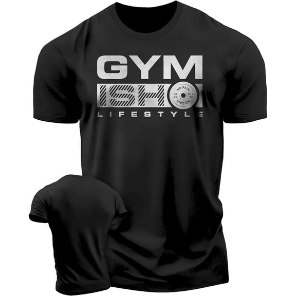 Gymish 3 Workout T-Shirt – Funny Gym Shirt for Men, Lifting T-Shirt, Deadlift Tee, Men’s Workout Shirt, Athletic Gym Clothes, Gym Wear for Men