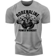 thumbnail image 1 of Gymish Adrenaline Workout T-Shirt for Men – Funny Gym Shirt, Lifting Tee, Men's Gym T-Shirts, Workout Shirts, Athletic Tops, Fitness Gym Wear, 1 of 5