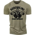 thumbnail image 1 of Gymish Adrenaline Workout T-Shirt for Men – Funny Gym Shirt, Lifting Tee, Men's Gym T-Shirts, Workout Shirts, Athletic Tops, Fitness Gym Wear, 1 of 5