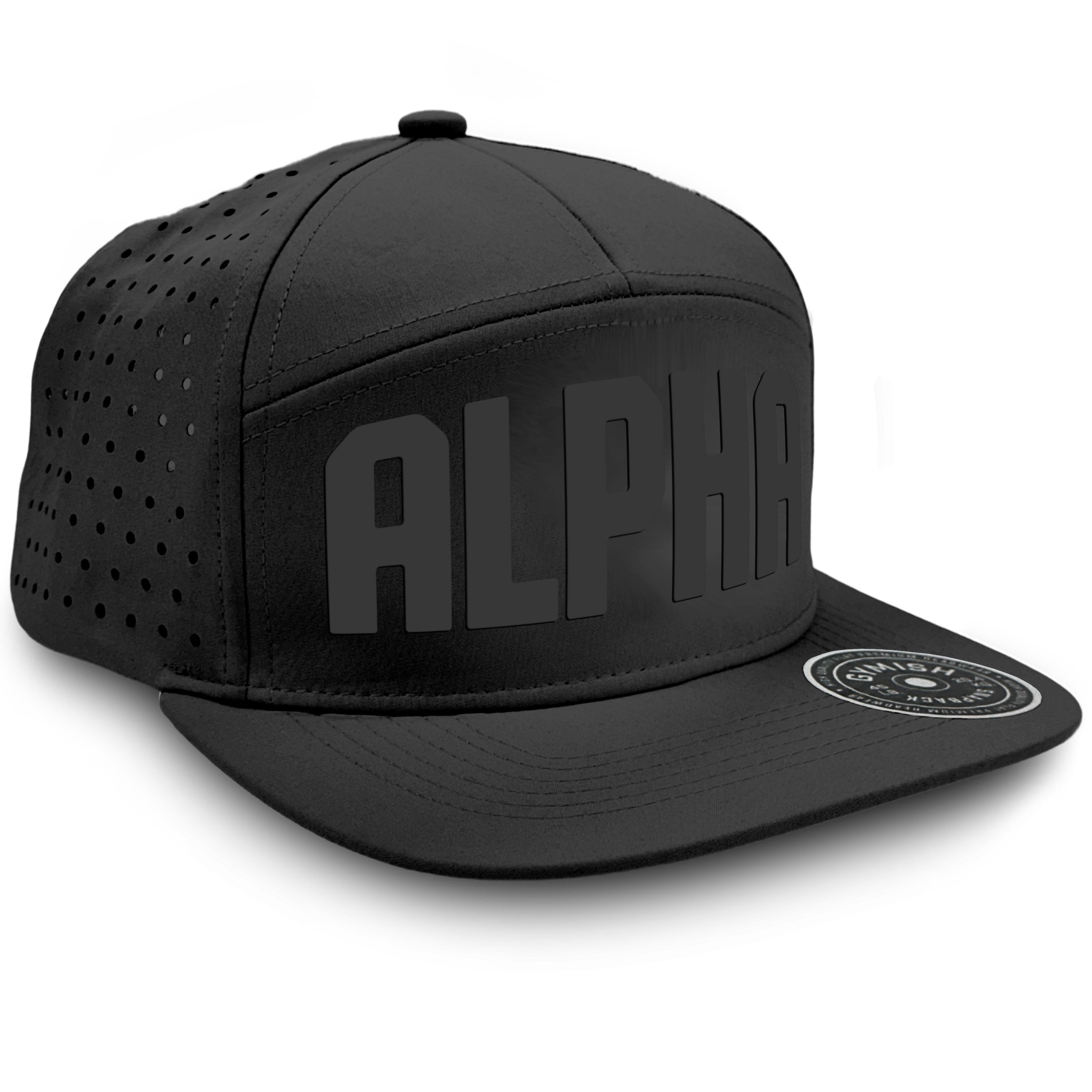 Gymish Alpha Workout Hats for Men - Breathable, Moisture-Wicking, Adjustable Athletic Caps
