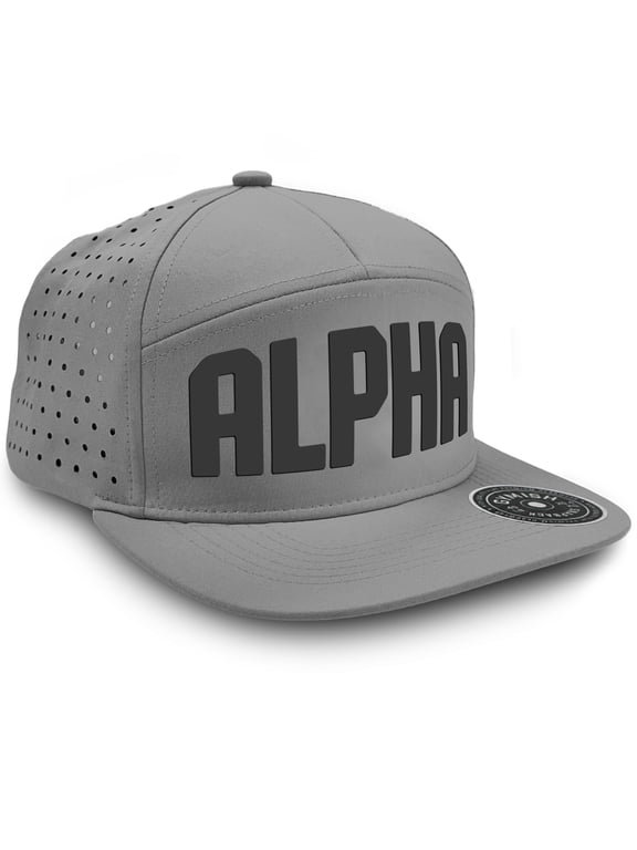 Alpha Workout Hats for Men - Breathable, Moisture-Wicking, Adjustable Athletic Caps