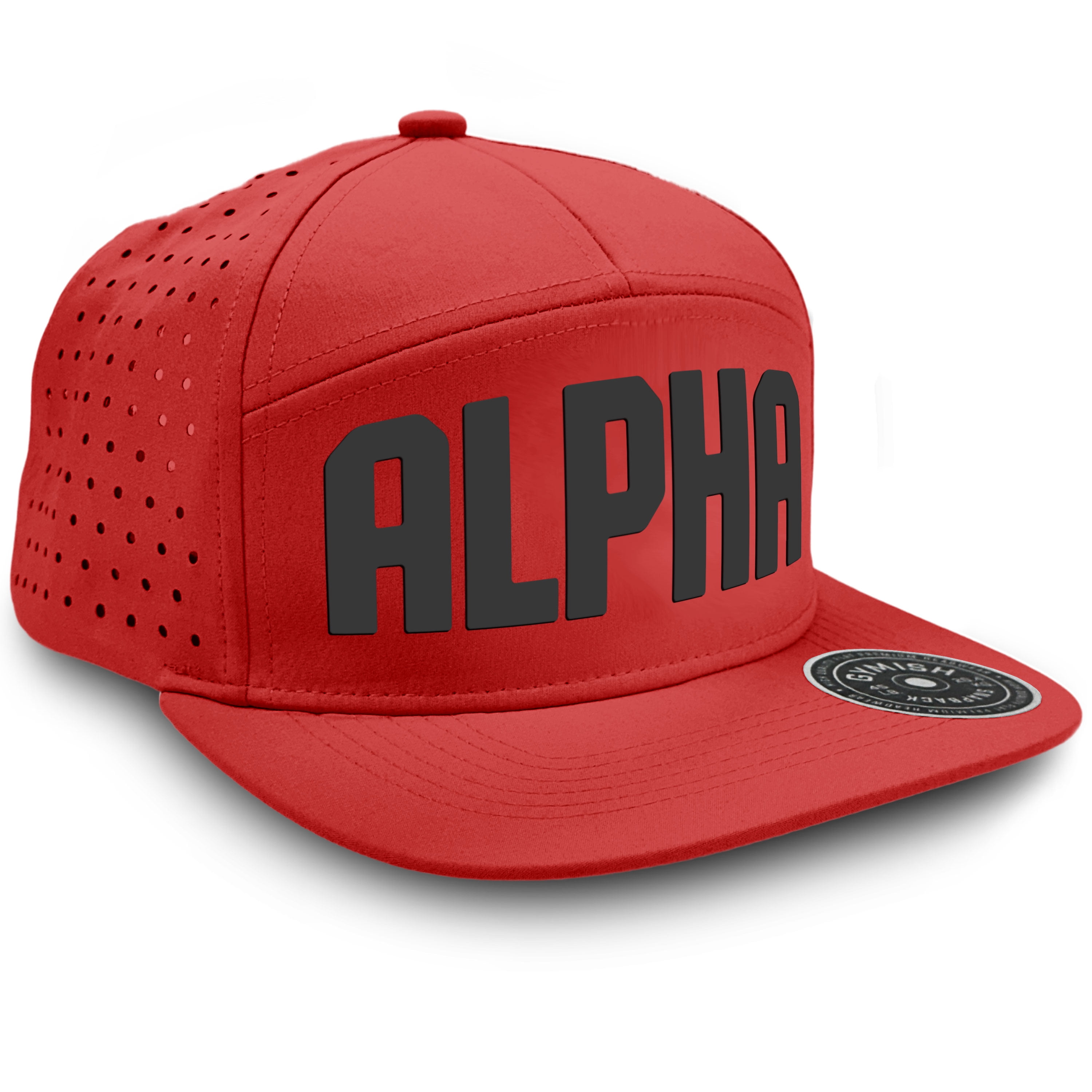 Gymish Alpha Workout Hats for Men - Breathable, Moisture-Wicking, Adjustable Athletic Caps