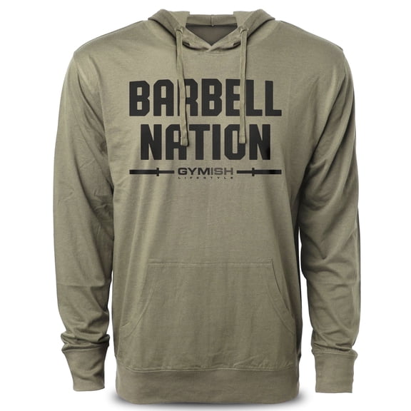 Gymish Barbell Nation Funny Workout Gym T-Shirt for Men