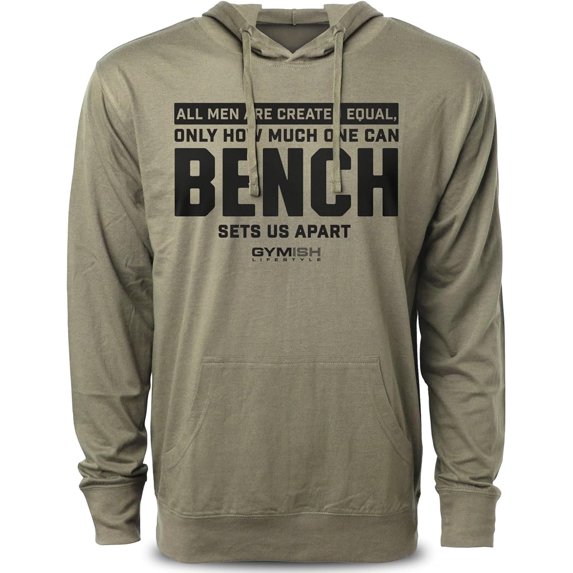 Gymish Bench Sets Us Apart Workout Shirt for Men – Funny Lifting Gym T-Shirt, Mens Gym Shirt, Fitness Gift for Men