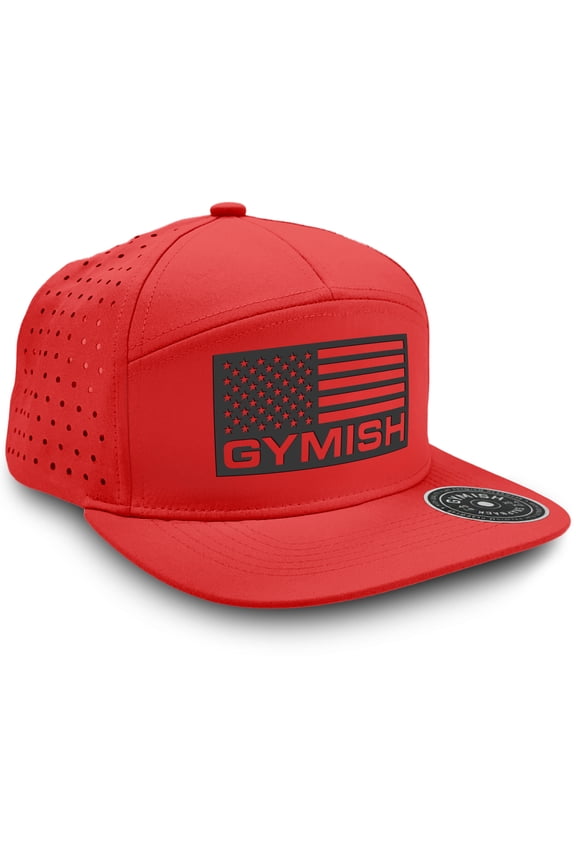 Flag Workout Hats for Men - Breathable, Moisture-Wicking, Adjustable Athletic Caps