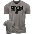 thumbnail image 1 of Gymish GYM-ADDICT Workout T-Shirt - Funny Gym Shirt, Men's Lifting Tee, Workout T-Shirt for Men, Athletic Gym Wear, Fitness & Weightlifting Shirt, 1 of 5