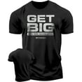 thumbnail image 1 of Gymish Get Big Workout T-Shirt – Funny Gym Shirt for Men, Lifting Tee, Men’s Workout Shirt, Deadlift Gym T-Shirt, Athletic Gym Wear for Men, 1 of 5
