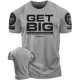 thumbnail image 1 of Gymish Get Big Workout T-Shirt – Funny Gym Shirt for Men, Lifting Tee, Men’s Workout Shirt, Deadlift Gym T-Shirt, Athletic Gym Wear for Men, 1 of 5