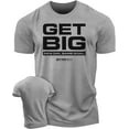 thumbnail image 1 of Gymish Get Big Workout T-Shirt – Funny Gym Shirt for Men, Lifting Tee, Men’s Workout Shirt, Deadlift Gym T-Shirt, Athletic Gym Wear for Men, 1 of 5