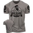 thumbnail image 1 of Gymish Gray Beard Great Bod Workout Shirt for Men – Funny Motivational Gym T-Shirt, Athletic Fitness Wear, Warm Grey with Sleeve Logo, 3X-Large, 1 of 6