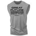 thumbnail image 1 of Gymish Great Future Workout Tank Top for Men – Funny Gym Shirt, Mens Fitness Tee, Motivational Workout Clothes, Athletic Gym Wear, 1 of 5