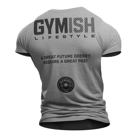 Gymish Great future Back Workout T-Shirt for Men, Funny Gym Shirts, Lifting T-Shirt, Deadlift Tee, Men's Gym Shirt, Workout Tops, Powerlifting & Bodybuilding Tee