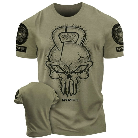 Gymish Gym Reaper Workout T-Shirt - Funny Gym Shirt, Men's Lifting T-Shirt, Workout Tee for Men, Athletic Gym Wear, Fitness & Weightlifting Shirt