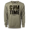 thumbnail image 1 of Gymish Gym Time Motivational Gym Hoodie for Men – Funny Workout Pullover, Athletic Fitness Hoodie, Military Green, X-Large, 1 of 6