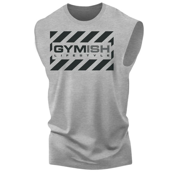 Gymish Gym Workout Musclr Tank Topfor Men – Funny Lifting T-Shirt, Men’s Gym Apparel, Athletic Workout Tee, Motivational Gym Clothes