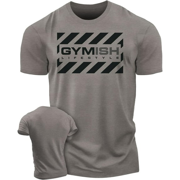 Gymish Gym Workout Shirt for Men – Funny Lifting T-Shirt, Men’s Gym Apparel, Athletic Workout Tee, Motivational Gym Clothes