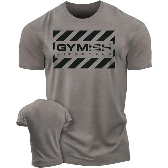 Gymish Gym Workout Shirt for Men – Funny Lifting T-Shirt, Men’s Gym Apparel, Athletic Workout Tee, Motivational Gym Clothes