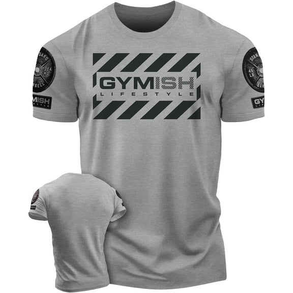 Gymish Gym Workout Shirt for Men – Funny Lifting T-Shirt, Men’s Gym Apparel, Athletic Workout Tee, Motivational Gym Clothes