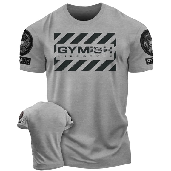 Gymish Gym Workout Shirt for Men – Funny Lifting T-Shirt, Men’s Gym Apparel, Athletic Workout Tee, Motivational Gym Clothes