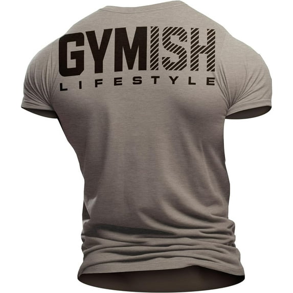 Gymish Motivational Workout Shirt for Men – Gym T-Shirt, Mens Gym Shirt, Gym Clothes, Fitness Gift for Men
