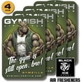 thumbnail image 1 of Gymish Gym is Still Open Hanging Funny Air Freshener, Classic Black Ice Scent Deodorizer for Drom Room and Gym, 1 of 6