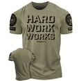 thumbnail image 1 of Gymish Hard Work Works Workout T-Shirt for Men – Funny Gym Shirt, Lifting Tee, Athletic Gym Wear, 1 of 6