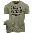 thumbnail image 1 of Gymish Hard Work Works Workout T-Shirt for Men – Funny Gym Shirt, Lifting Tee, Athletic Gym Wear, 1 of 6