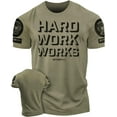 thumbnail image 1 of Gymish Hard Work Works Workout T-Shirt – Funny Gym Shirt for Men, Lifting Tee, Deadlift T-Shirt, Men’s Workout Apparel, Athletic Gym Wear, 1 of 5