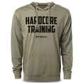 thumbnail image 1 of Gymish Hardcore Training Workout Hoodie for Men – Motivational Gym Hoodie, Athletic Fitness Wear, Military Green, XX-Large, 1 of 6