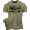 thumbnail image 1 of Gymish Hardest Lifting Saying Shirts for Men – Funny Weightlifting Gym T-Shirt, Workout Shirts for Men, Mens Gym Shirt, Gym TShirts for Men, Gym Clothes for Men, Motivational Gym Wear, 1 of 5