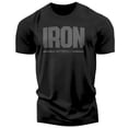 thumbnail image 1 of Gymish Iron Workout T-Shirt for Men, Funny Gym Shirts, Lifting T-Shirt, Deadlift Tee, Men's Gym Shirt, Workout Tops, Powerlifting & Bodybuilding Tee, 1 of 6