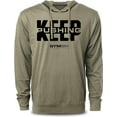 thumbnail image 1 of Gymish Keep Pushing Workout Hoodie – Funny Gym Shirt for Men, Lifting Tee, Deadlift T-Shirt, Men’s Workout Apparel, Athletic Gym Wear, 1 of 5