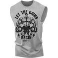 thumbnail image 1 of Gymish Let The Gains Begin Workout Tank Top - Funny Gym Shirt, Men's Lifting Tee, Workout T-Shirt for Men, Athletic Gym Wear, Fitness & Weightlifting Shirt, 1 of 5
