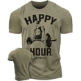 thumbnail image 1 of Gymish Happy Hour Deadlift Workout T-Shirt for Men – Funny Gym Shirt, Weightlifting Tee, Men's Gym T-Shirt, Lifting Shirt, Workout Shirt, Gym Wear, Athletic Shirt for Men, 1 of 6