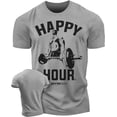 thumbnail image 1 of Gymish Happy Hour Deadlift Workout T-Shirt for Men – Funny Gym Shirt, Weightlifting Tee, Men's Gym T-Shirt, Lifting Shirt, Workout Shirt, Gym Wear, Athletic Shirt for Men, 1 of 6