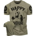 thumbnail image 1 of Gymish Happy Hour Deadlift Workout T-Shirt for Men – Funny Gym Shirt, Weightlifting Tee, Men's Gym T-Shirt, Lifting Shirt, Workout Shirt, Gym Wear, Athletic Shirt for Men, 1 of 6