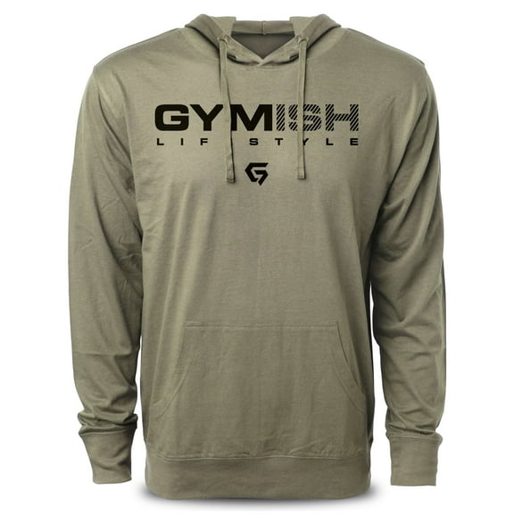 Gymish Lifestyle Workout Hoodie for Men, Funny Gym Shirts, Lifting T-Shirt, Deadlift Tee, Men's Gym Shirt, Workout Tops, Powerlifting & Bodybuilding Tee