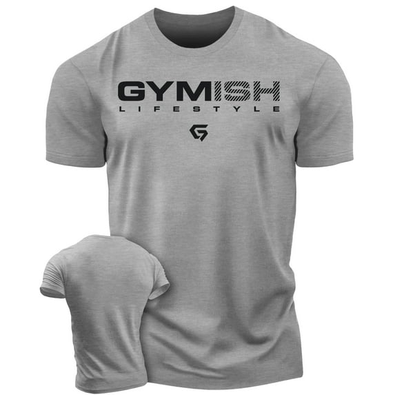 Gymish Lifestyle Workout T-Shirt for Men, Funny Gym Shirts, Lifting T-Shirt, Deadlift Tee, Men's Gym Shirt, Workout Tops, Powerlifting & Bodybuilding Tee