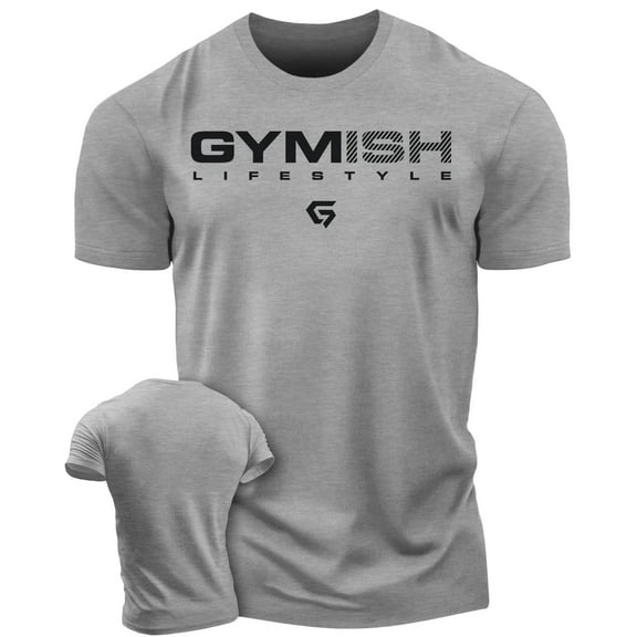 Gymish Lifestyle Workout T-Shirt for Men, Funny Gym Shirts, Lifting T-Shirt, Deadlift Tee, Men's Gym Shirt, Workout Tops, Powerlifting & Bodybuilding Tee