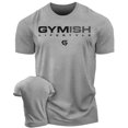 thumbnail image 1 of Gymish Lifestyle Workout T-Shirt for Men – Funny Gym Shirt, Motivational Lifting Tee, Deadlift Shirt, Heather Grey, Small, 1 of 6